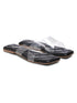 GNIST Clear Cross Strap Black Flats